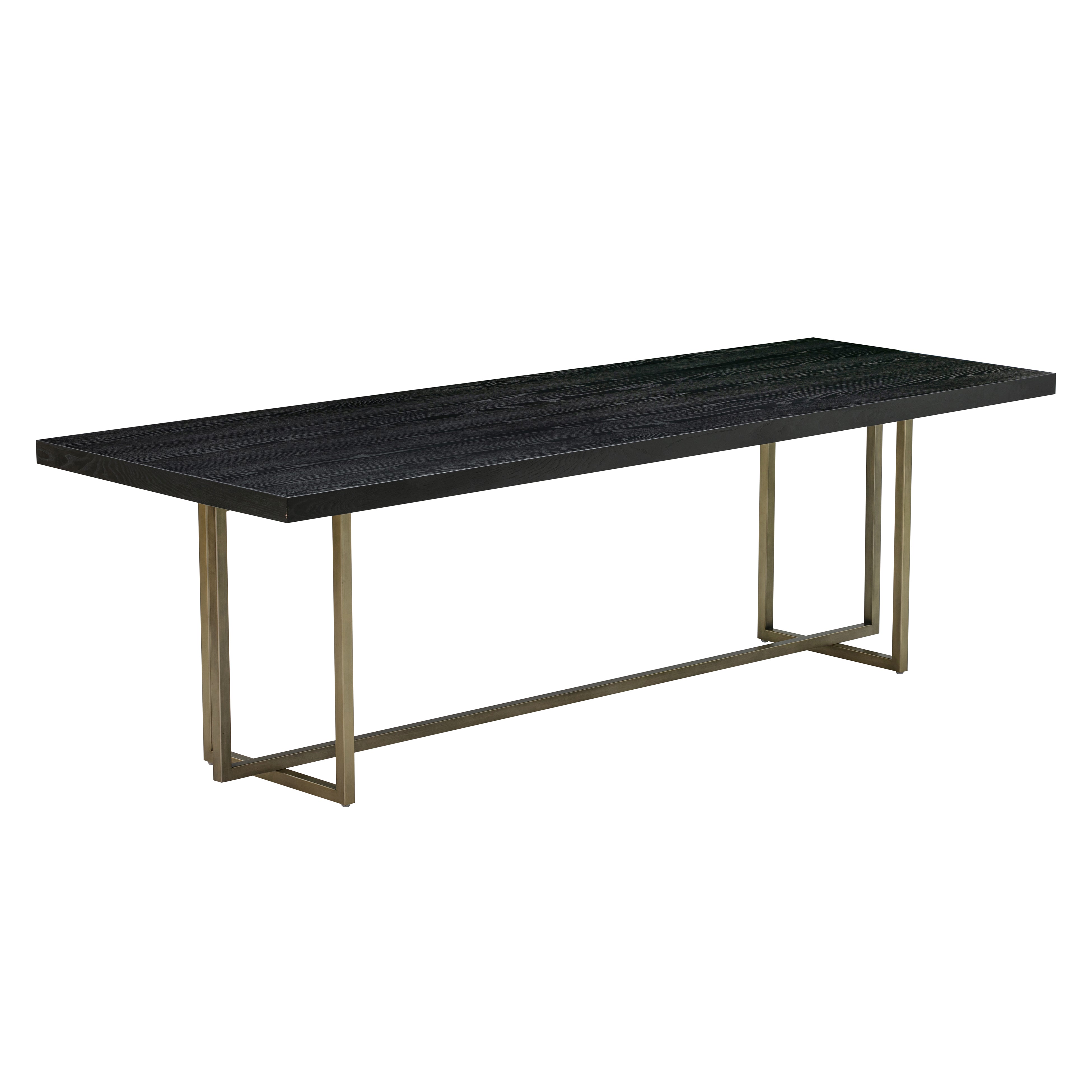 Mason Black Rectangular Dining Table – TOV Furniture