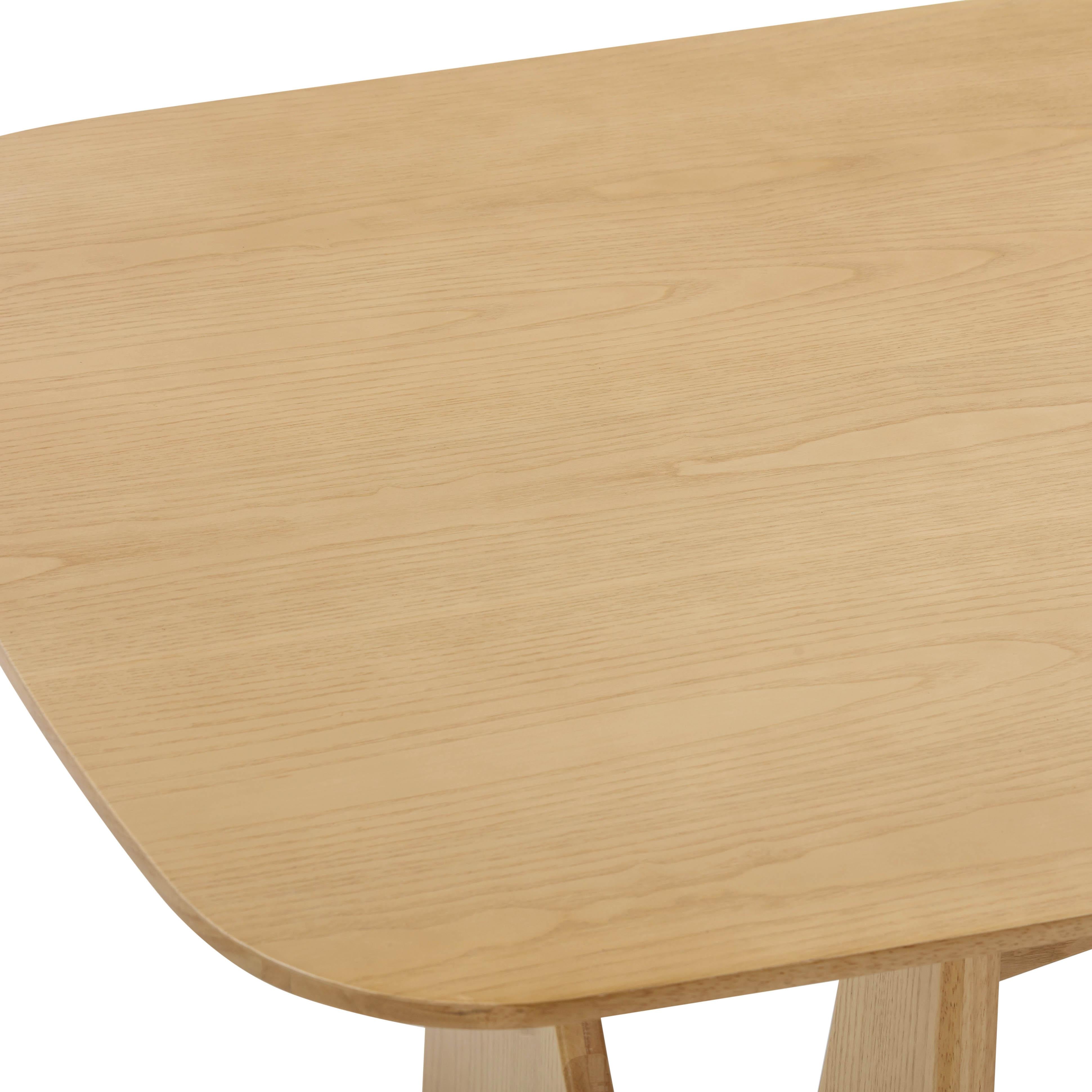 人気商品ランキング Ash Natural Cybill Rectangular Furniture TOV – Table Dining アドレス帳・住所録