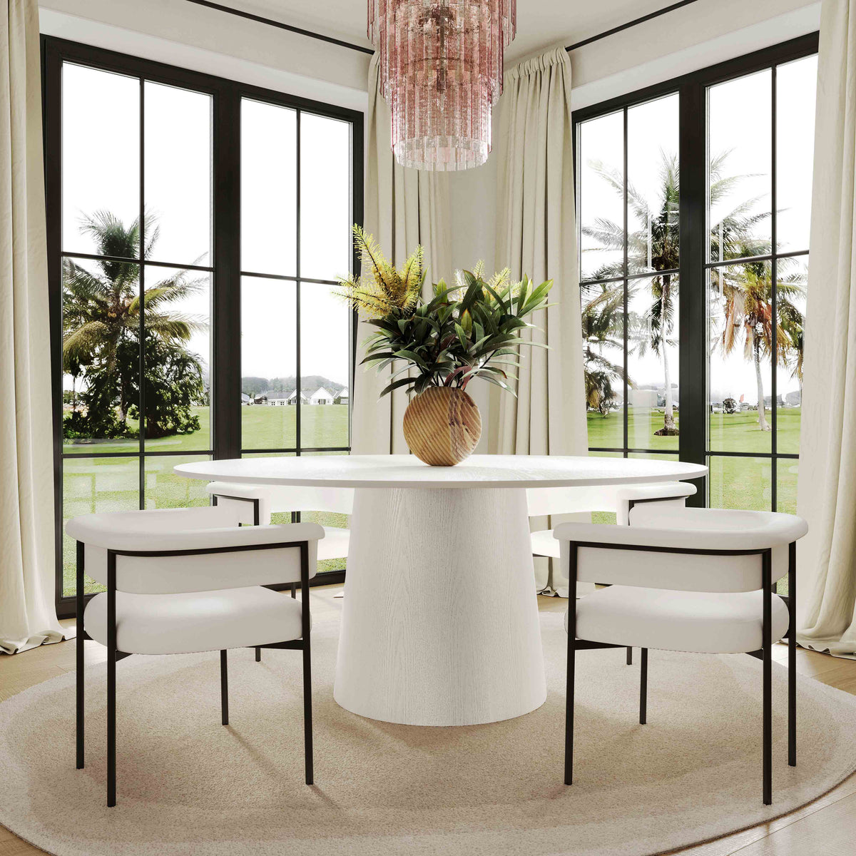 Taylor Dining Chair - Off-White - Image 2