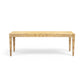 Brandyss 90" Natural Burl Rectangular Dining Table - Image 3