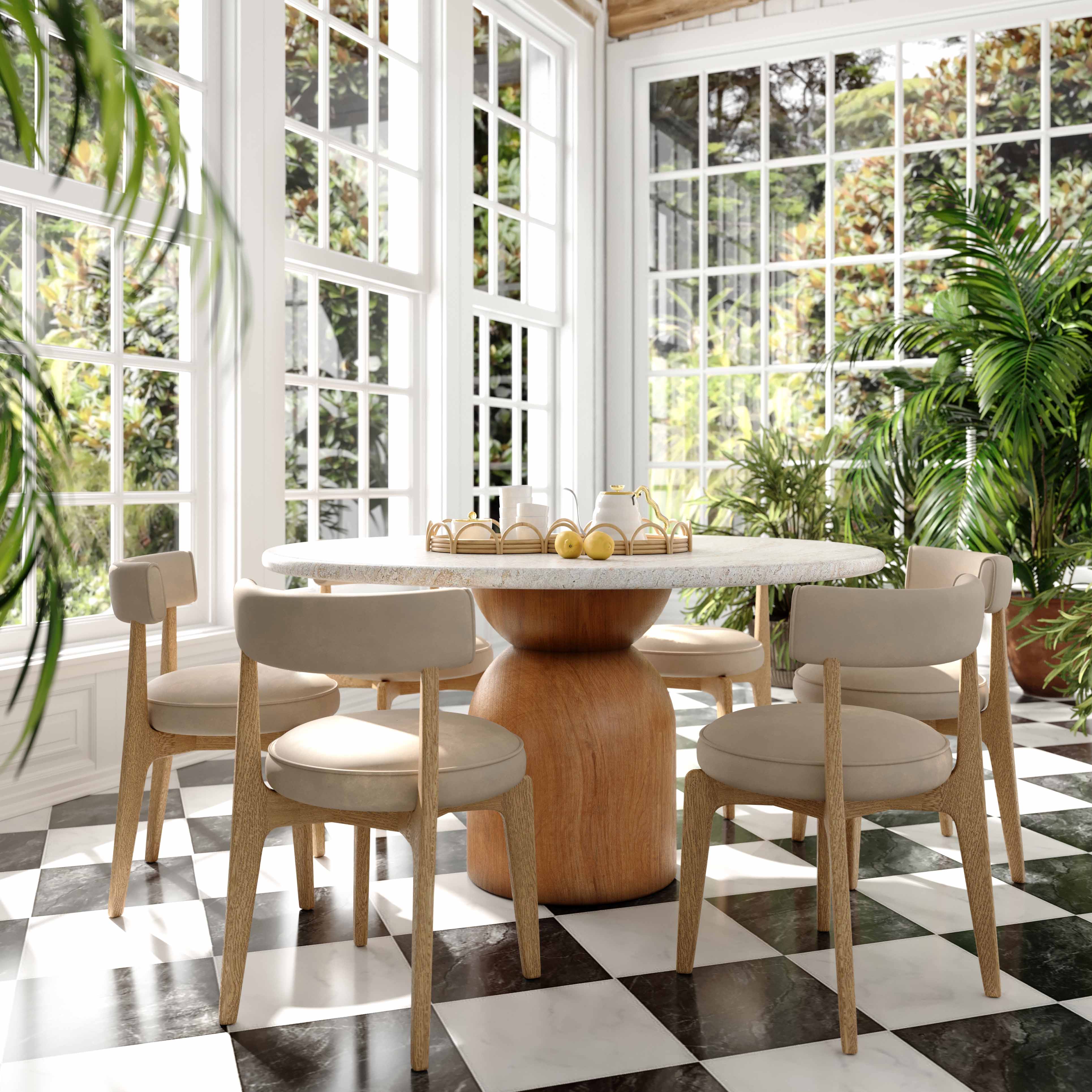 Nikita Performance Vegan Leather Dining Chair | TOV Furniture