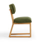 Bobbie Upcycled Performance Fabric Dining Chair - Green - Image 4