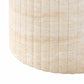 Blossom 54" Washed Faux Travertine Finish Indoor/Outdoor Round Dining Table - Image 5
