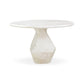 Esme 48" Faux Marble Indoor/Outdoor Round Dining Table - Image 1