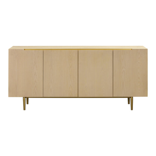 Echo 70" Washed Natural Ash Sideboard - Image 1