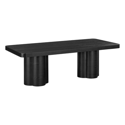 Bambi 90" Ash Rectangular Dining Table - Black - Image 2