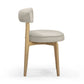 Nikita Performance Vegan Leather Dining Chair - Taupe - Image 4