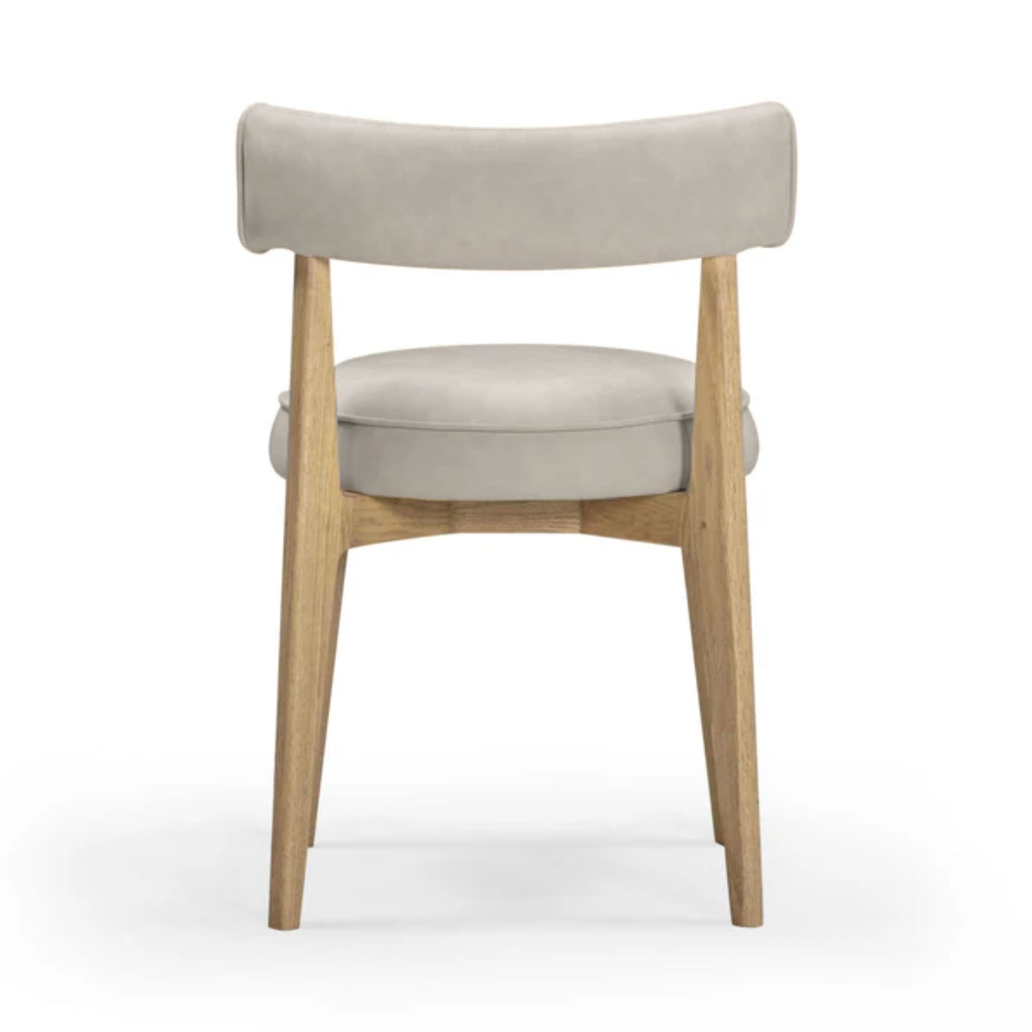 Nikita Performance Vegan Leather Dining Chair - Taupe - Image 5