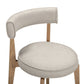 Nikita Performance Vegan Leather Dining Chair - Taupe - Image 6