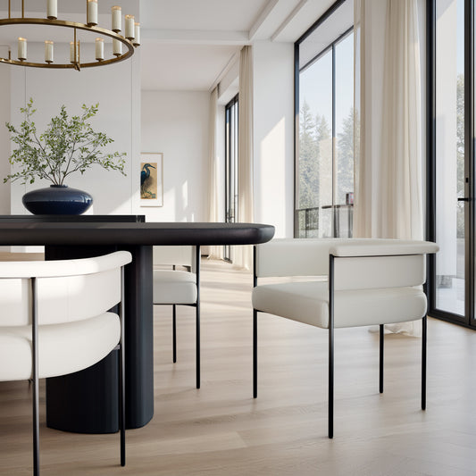 Taylor Performance Vegan Leather Dining Chair - Image 2
