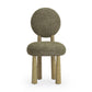 Sulley Performance Basketweave Dining Chair - Olive Green - Image 3