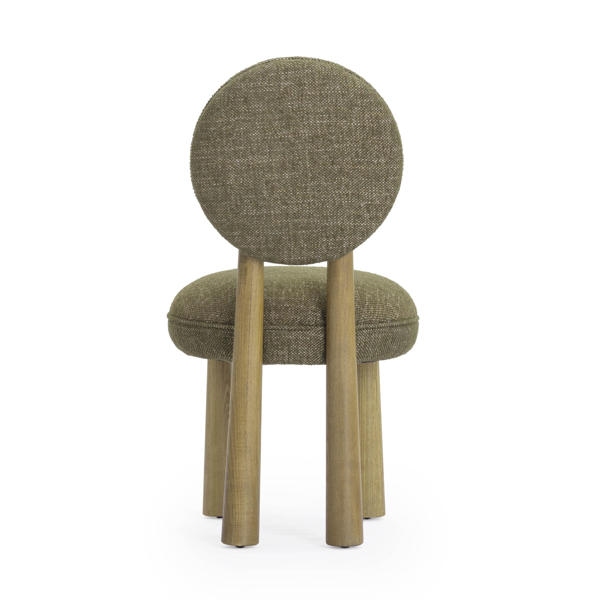 Sulley Performance Basketweave Dining Chair - Olive Green - Image 6