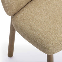 Foxy Textured Fabric Dining Chair