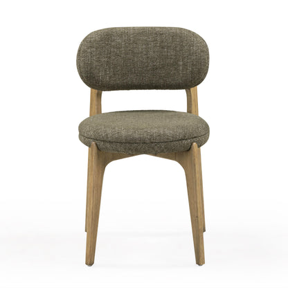 Carnation Performance Fabric Dining Chair - Forest Green - Image 1