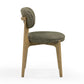 Carnation Performance Fabric Dining Chair - Forest Green - Image 4