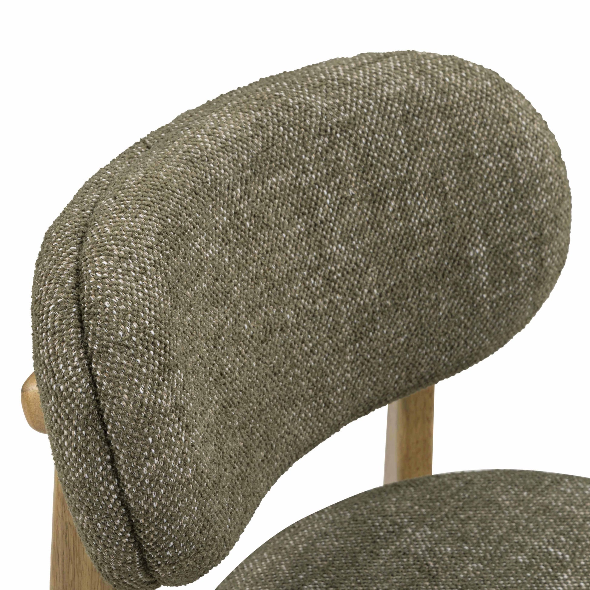 Carnation Performance Fabric Dining Chair - Forest Green - Image 7