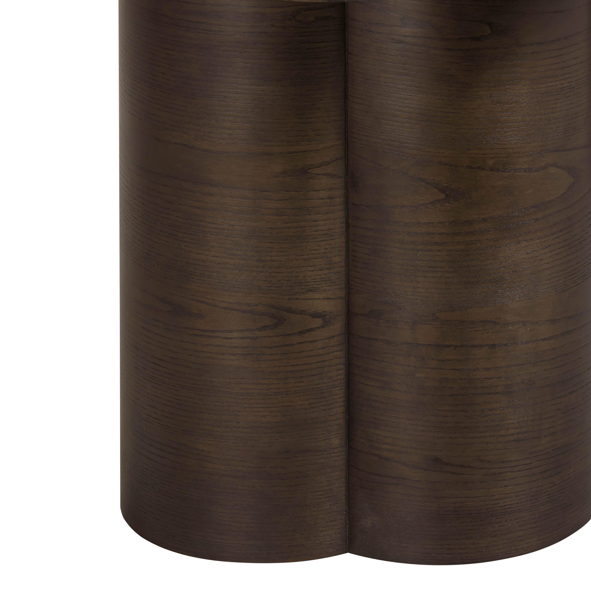 Bambi 90" Ash Rectangular Dining Table - Dark Brown - Image 7