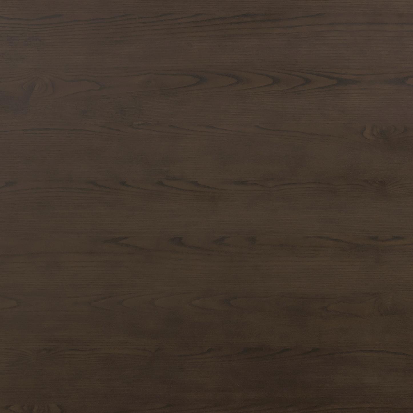 Bambi 90" Ash Rectangular Dining Table - Dark Brown - Image 8