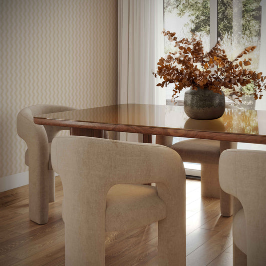 Malone Performance Chenille Dining Chair - Image 2