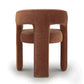 Malone Performance Chenille Dining Chair - Rust - Image 6