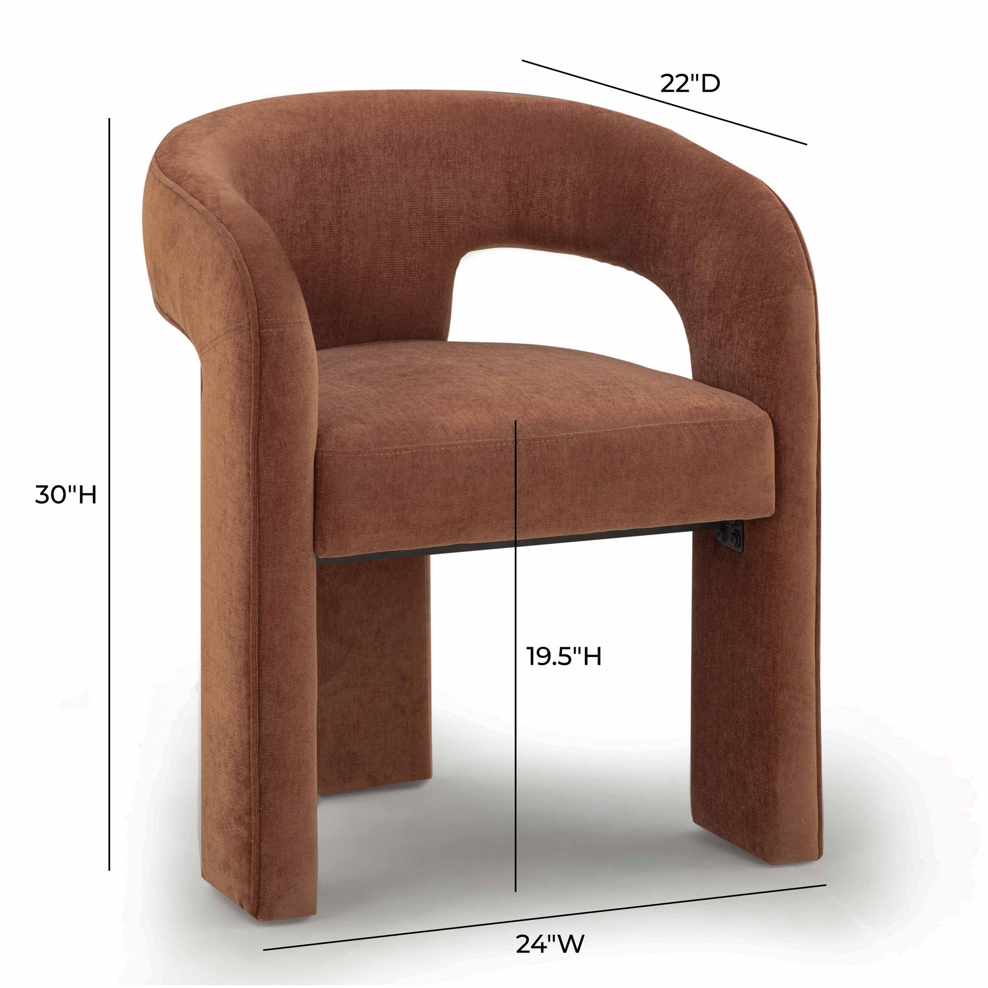 Malone Performance Chenille Dining Chair
| TOV Furniture