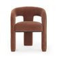 Malone Performance Chenille Dining Chair - Rust - Image 3