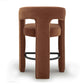 Malone Performance Chenille Stool - Rust / Counter Height - Image 5