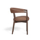 Vina Performance Vegan Leather Dining Chair - Brown - Image 4