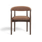 Vina Performance Vegan Leather Dining Chair - Brown - Image 3