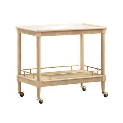 Slosh 37" Natural Ash Bar Cart - Default Title - Image 2