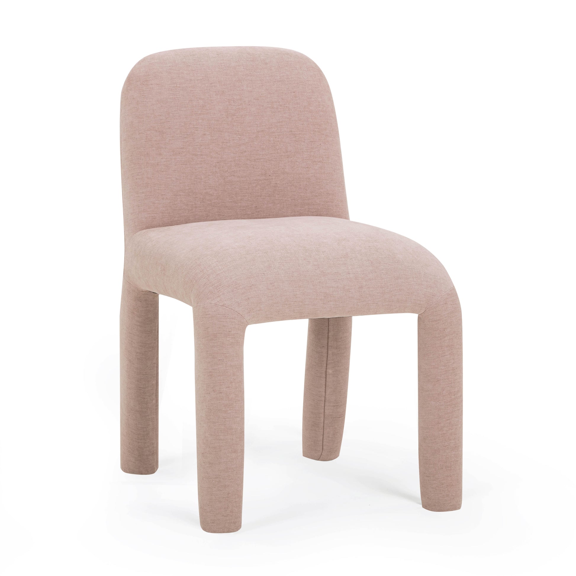 Georgia Performance Chenille Dining Chair - Light Pink - Image 1