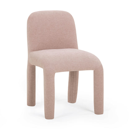 Georgia Performance Chenille Dining Chair - Light Pink - Image 1