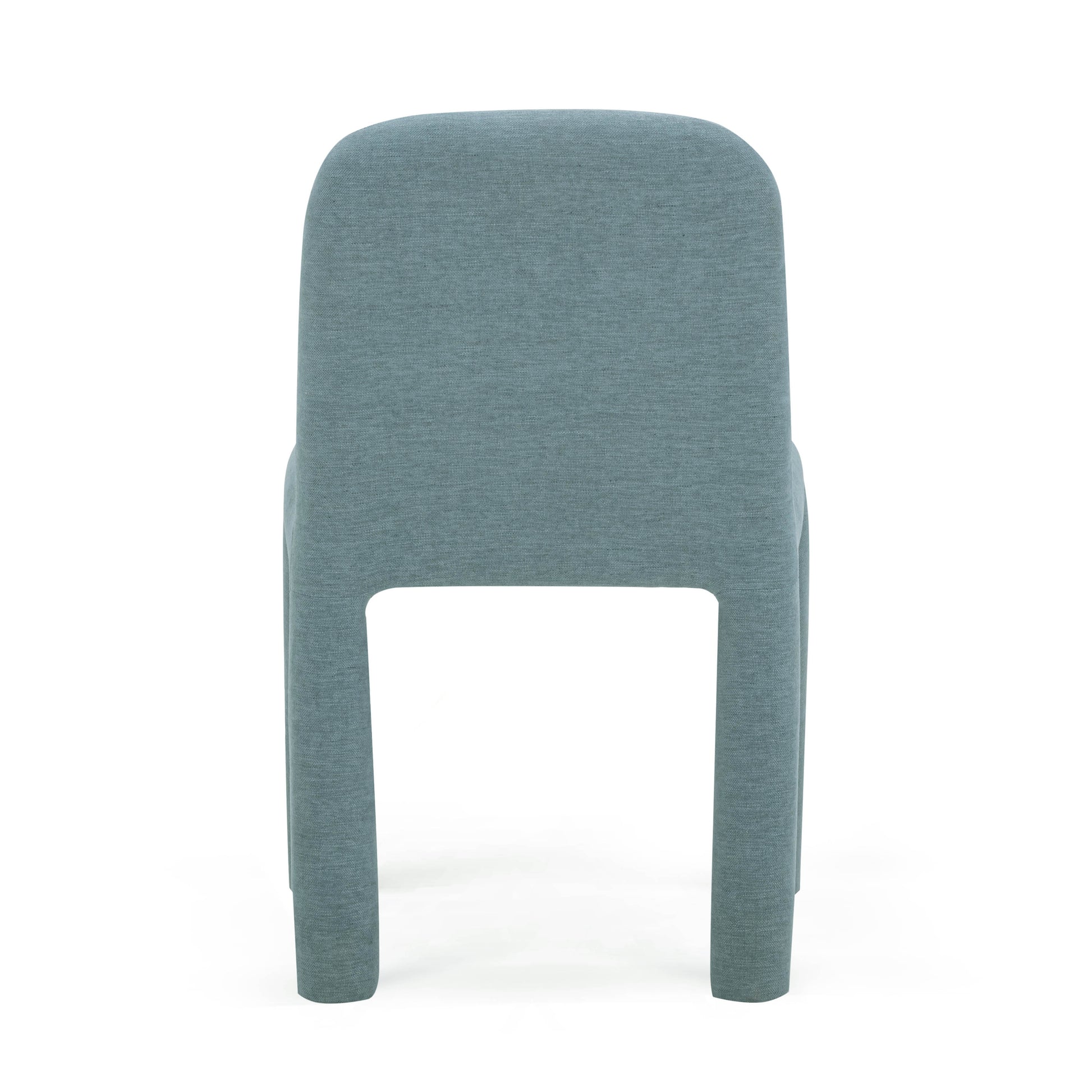 Georgia Performance Chenille Dining Chair - Light Blue - Image 5