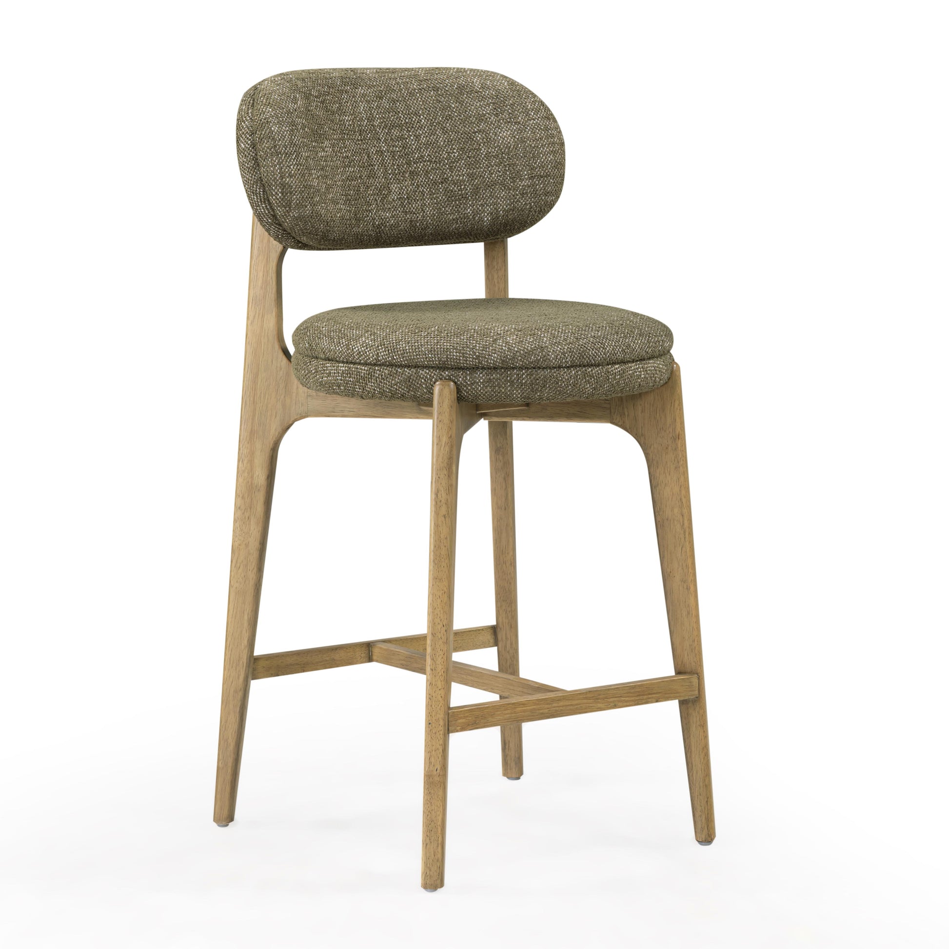 Carnation Performance Fabric Counter Stool - Forest Green - Image 3