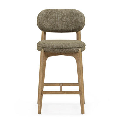 Carnation Performance Fabric Counter Stool - Forest Green - Image 1