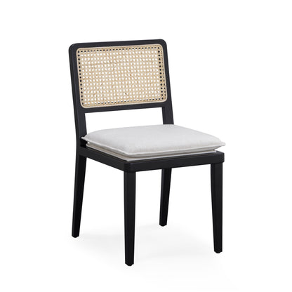 Tassina Cream Upcycled Performance Linen Dining Chair - Default Title - Image 2