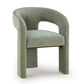 Malone Performance Chenille Dining Chair - Green - Image 3