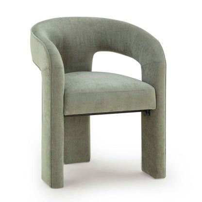 Malone Performance Chenille Dining Chair - Green - Image 1