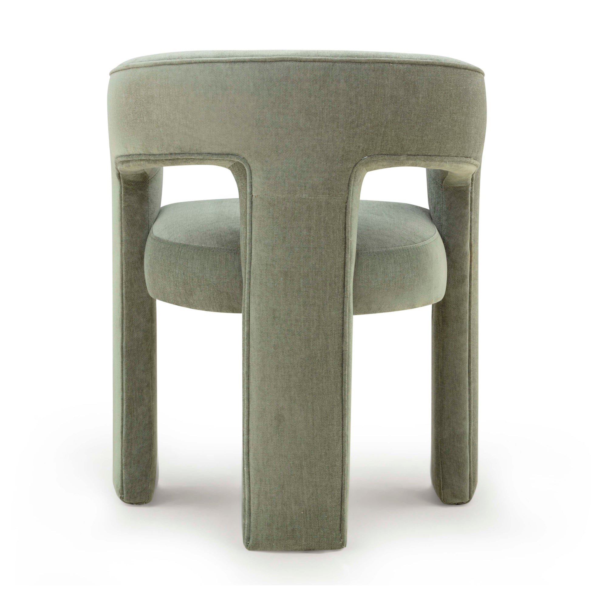 Malone Performance Chenille Dining Chair - Green - Image 5
