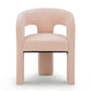 Malone Performance Chenille Dining Chair - Blush - Image 3