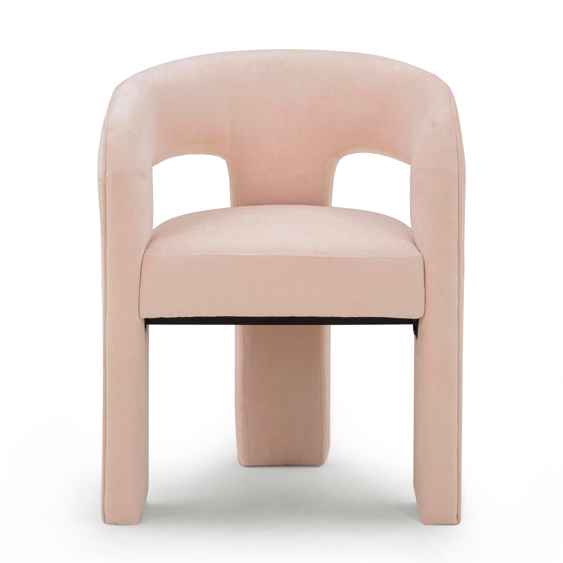Malone Performance Chenille Dining Chair - Blush - Image 1