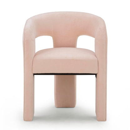 Malone Performance Chenille Dining Chair - Blush - Image 1