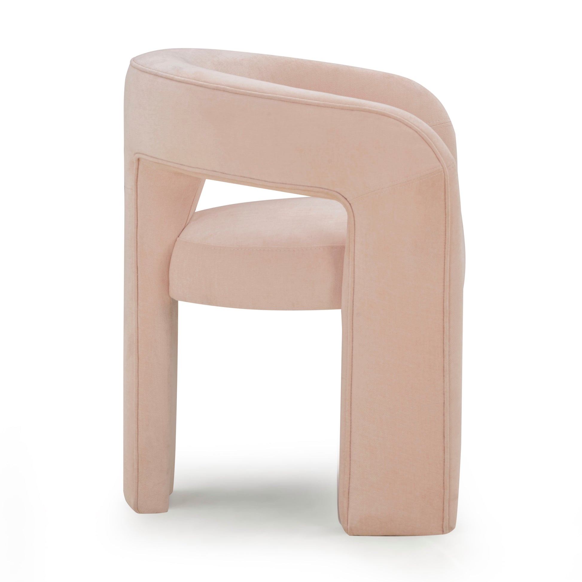 Malone Performance Chenille Dining Chair - Blush - Image 5