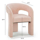 Malone Performance Chenille Dining Chair - Blush - Image 6
