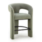 Malone Performance Chenille Stool - Green / Counter Height - Image 3