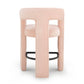 Malone Performance Chenille Stool - Blush / Counter Height - Image 5