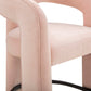 Malone Performance Chenille Stool - Blush / Counter Height - Image 6