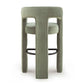 Malone Performance Chenille Stool - Green / Bar Height - Image 5