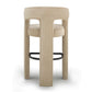 Malone Performance Chenille Stool - Taupe / Bar Height - Image 5