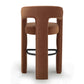 Malone Performance Chenille Stool - Rust / Bar Height - Image 5